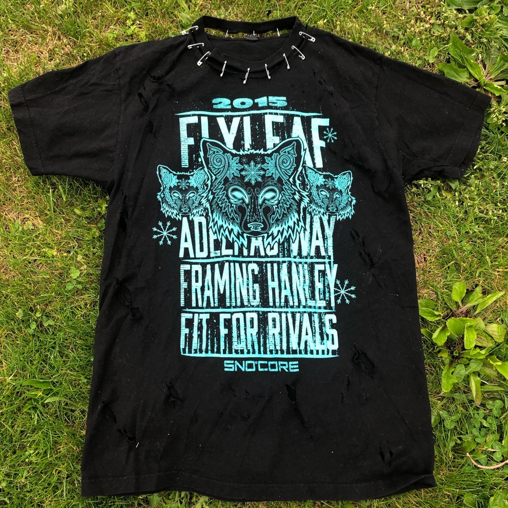 Distressed Flyleaf Tour Tee